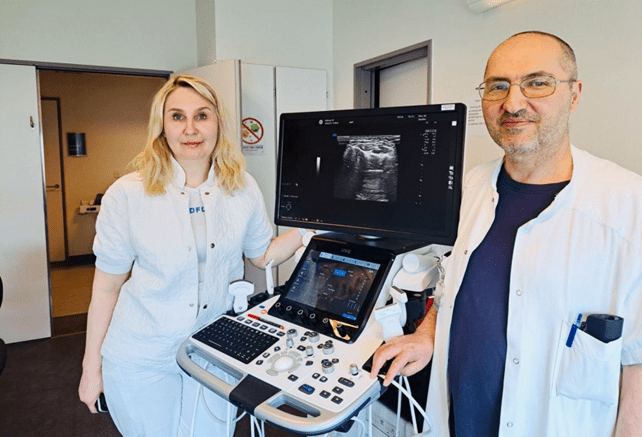 MØD DE 2 UAO FRA RADIOLOGISK&nbsp;AFD.